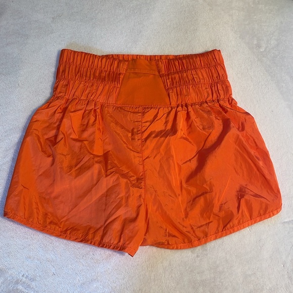 Free People Movement Orange The Way Home Shorts - Picture 8 of 9